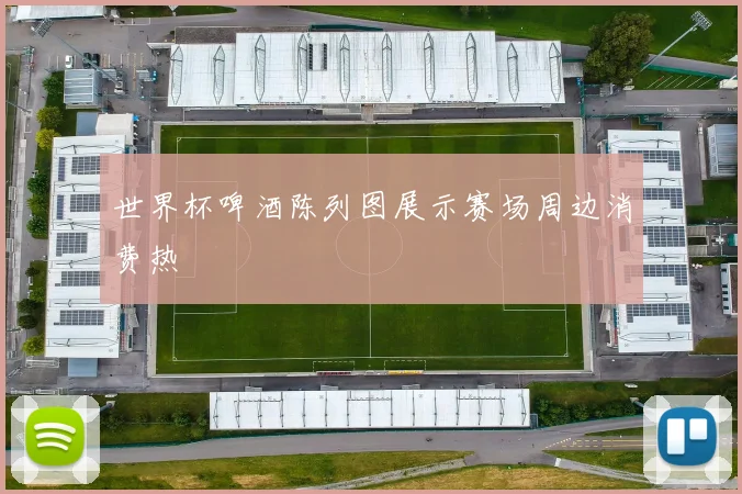 世界杯啤酒陈列图展示赛场周边消费热